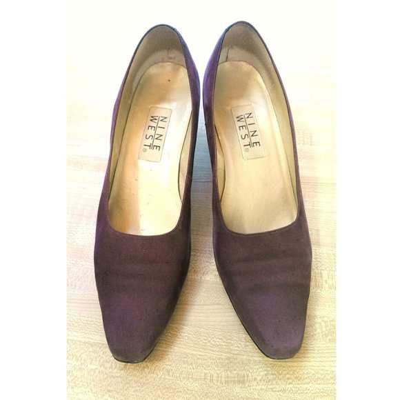 Nine West Suede Pumps, Dusky Purple - Picture 14 of 14